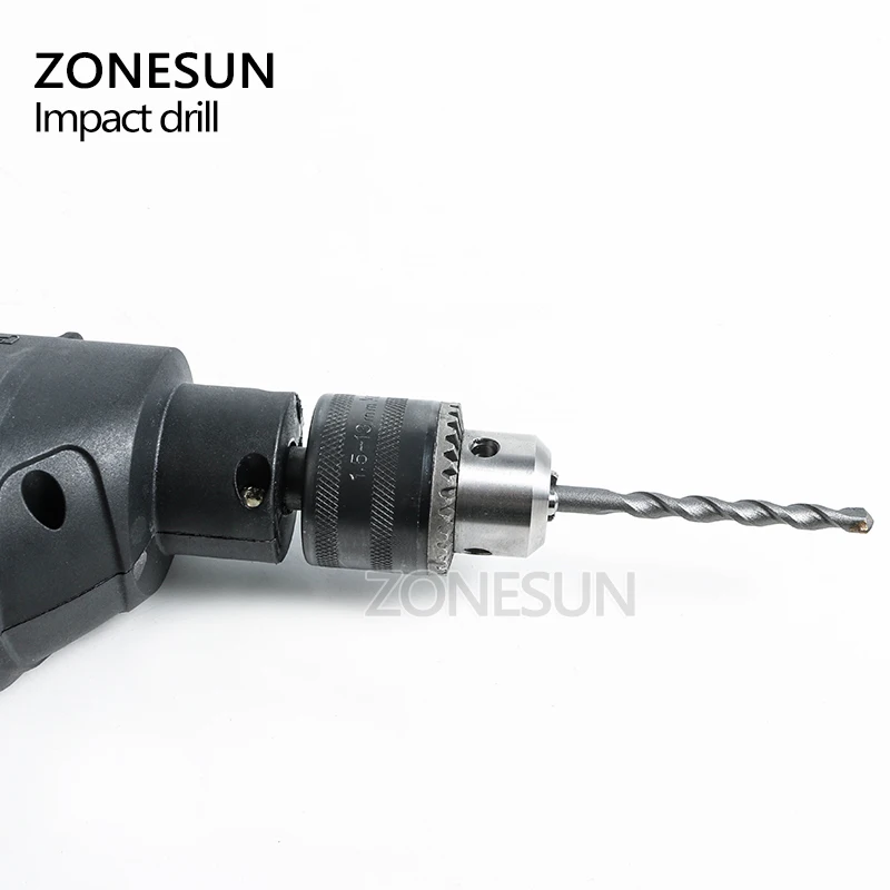 Электрическая дрель ZONESUN отвертка портативные Реверсивные электроинструменты