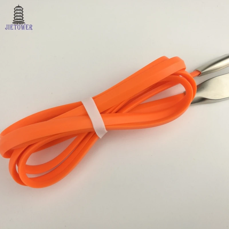 50 шт./лот плоский Лапша 3D 2A цинковый сплав USB 3 1 Type C кабель быстрое зарядное