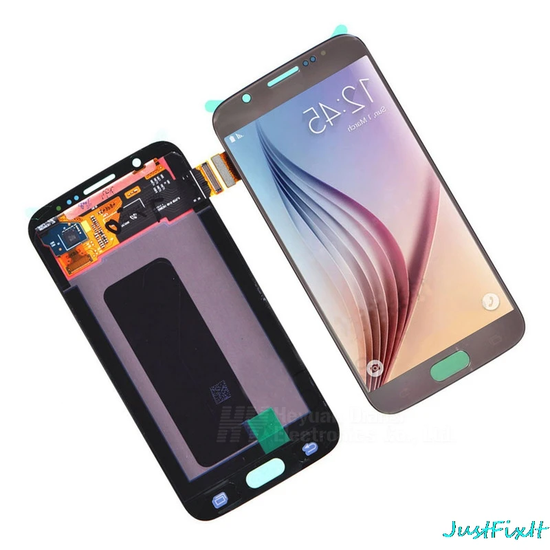 Для SAMSUNG GALAXY S6 G920F G920A сжигаемый в тени ЖК-дисплей сенсорный экран дигитайзер супер Amoled Замена