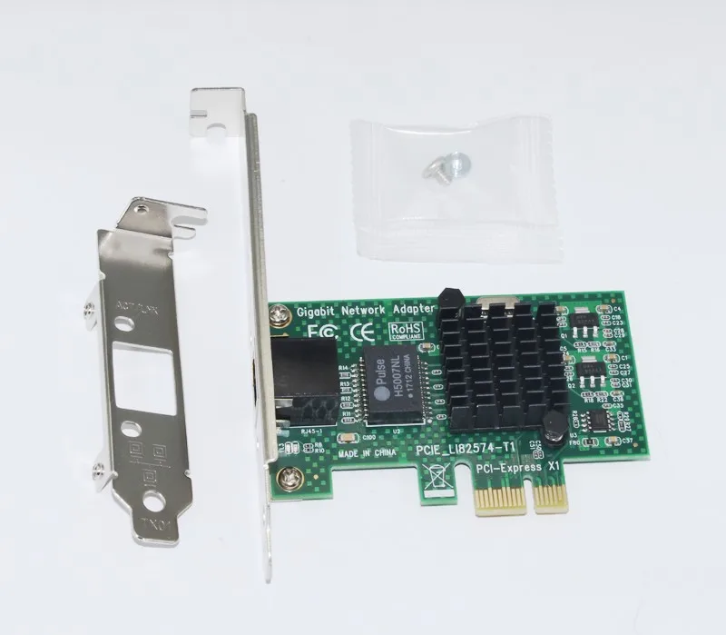 Новый чипсет Intel 82574L истекающий 9301CT гигабитный Ethernet-адаптер для ПК PCIE X1 сетевой