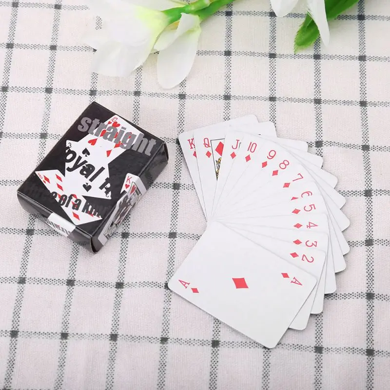 Портативная мини игральная карта Texas Hold'em настольная игра покер Дорожная