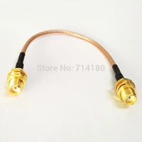 100pcs sma female switch female jack pigtail cable rg316 for wireless router wholesale 15cm