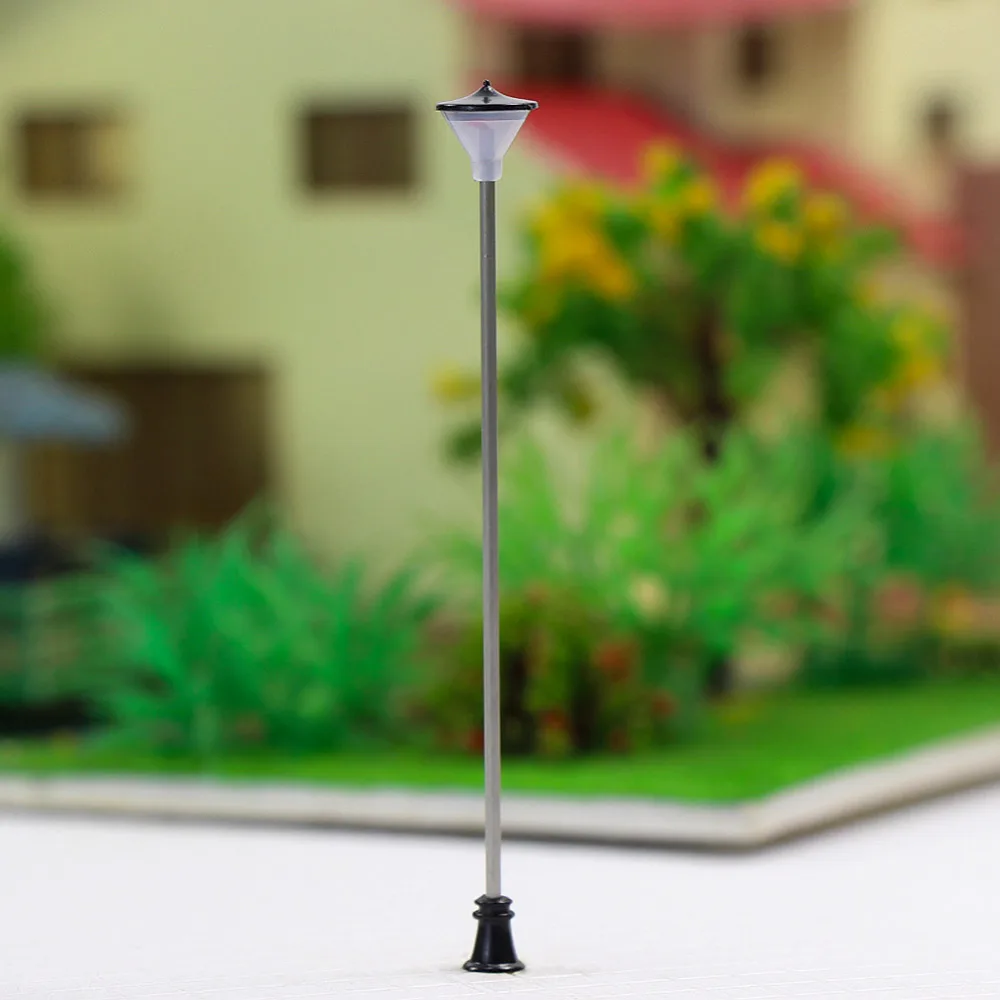 LCX05 10 шт. модель железной дороги 1:87 Фонари уличные фонари HO OO TT весы миниатюрные