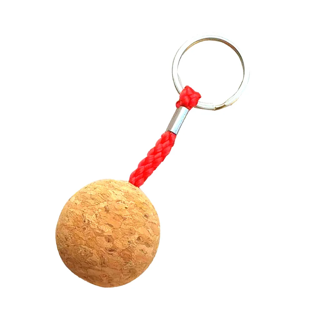 

6PC 3.5cm Ultralight Kayak Canoe Buoyant Floating Cork Keyring Keychain Marine Sailing Boat Float Replacement Accessories