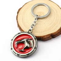 hsic fans gifts 3d thundercats keychain metal key rings for men women chaveiro key chain jewelry for xmas 2 colors hc10868