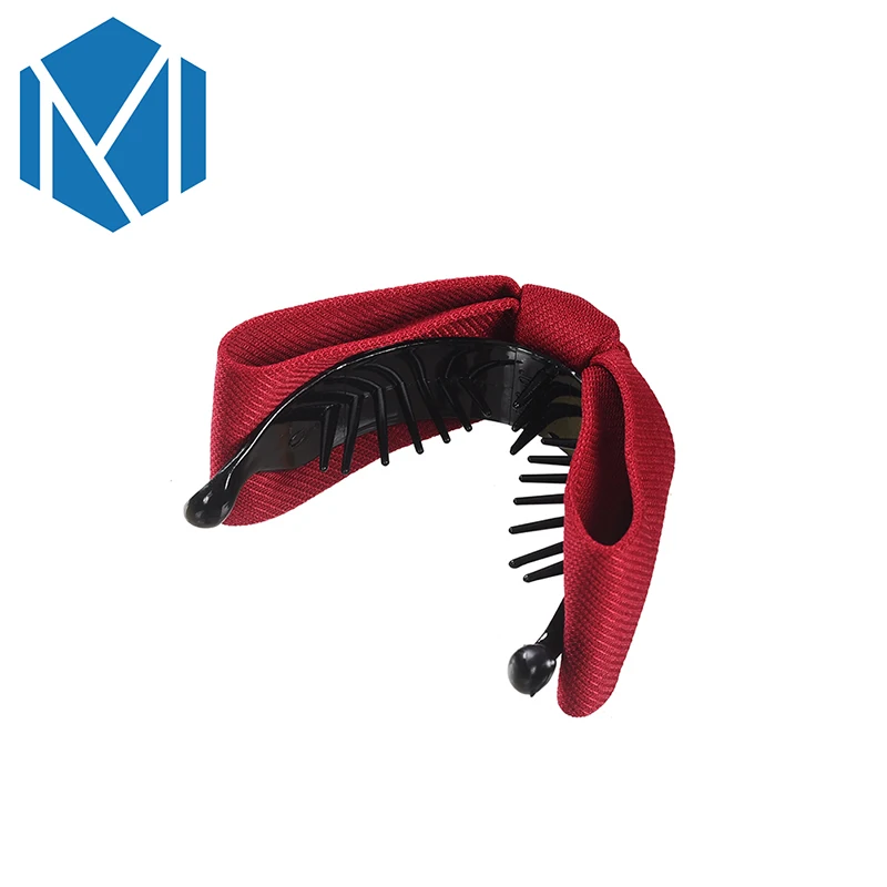 Новинка 2020 тканевые заколки для волос M MISM однотонные с бантом девочек хвостик