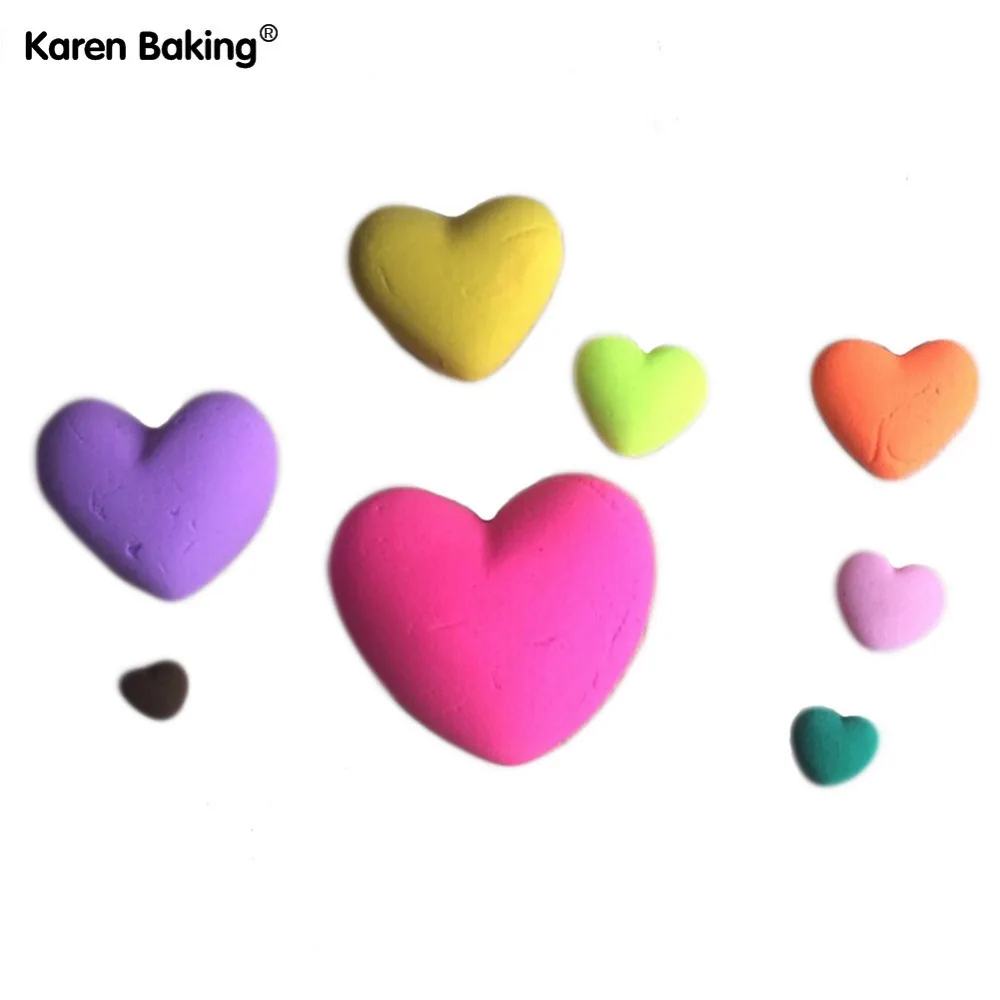 Много в форме Любви 3D силиконовая форма для торта инструменты украшения мыло
