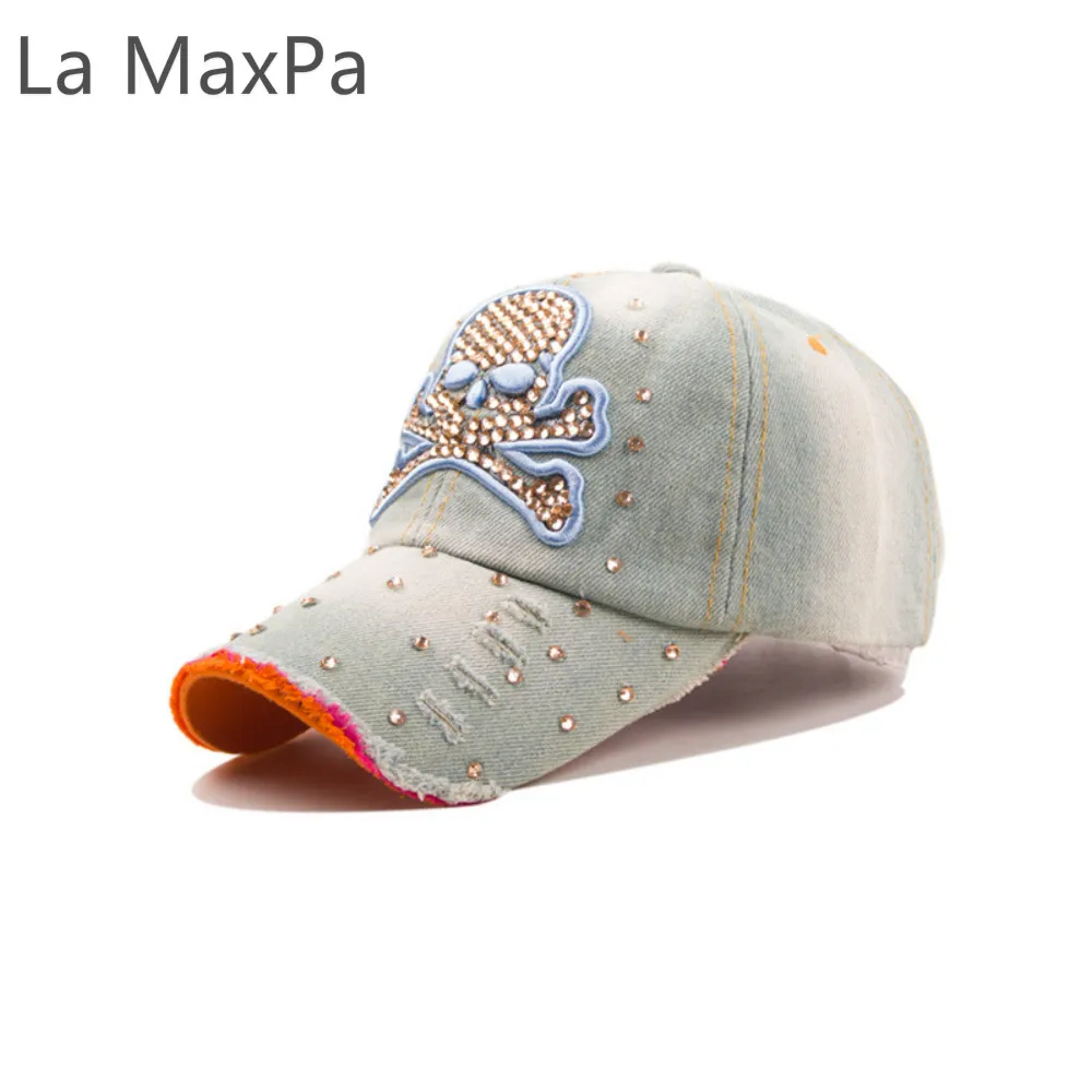 Череп Логотип Женщина Плоская Верхняя Часть Шляпы Регулируемая Snapback Плоский
