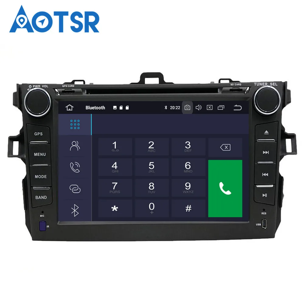 Android 9 0 8 core автомобильный DVD проигрыватель компакт дисков GPS навигации для