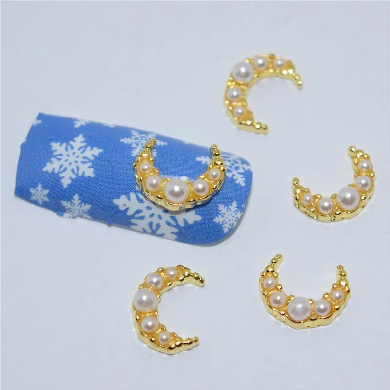 Новые 10 шт 3D украшения для дизайна ногтей лунные инструменты Кристальные Стразы