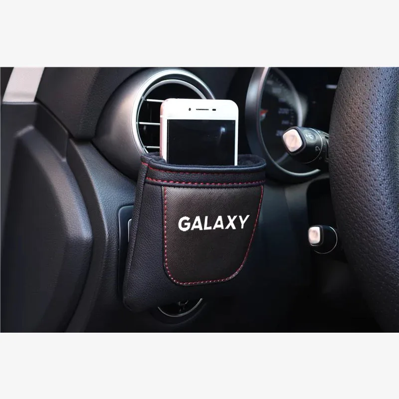 

For Ford Galaxy PU Leather Car Air Vent Stow Tidy Storage Cars Accesorios