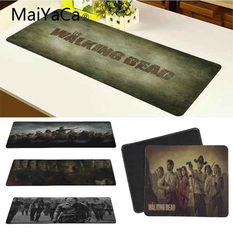 

MaiYaCa Boy Gift Pad Walking Dead Large Mouse pad PC Computer mat Large Gaming Anti-slip Perfect Locking PC Computer desk mat