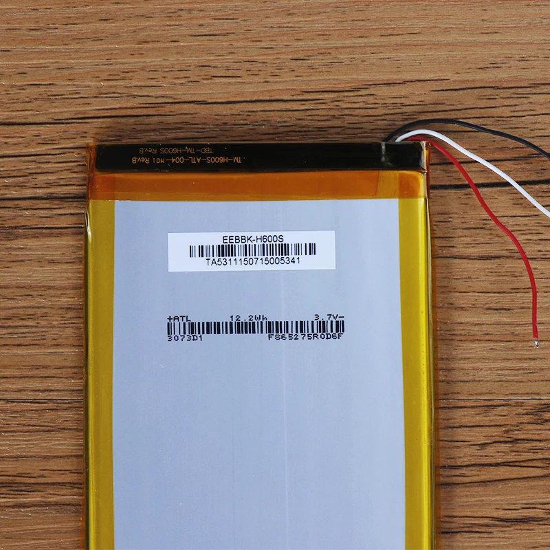 

BBK home teaching machine H9 battery 3.7V 12.2WH lithium polymer battery EEBBK-H600S authentic