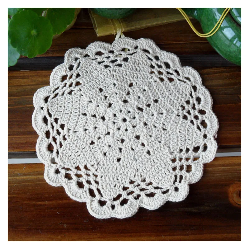 Подставки для напитков ручной работы 20 шт./лот аксессуары стола стеклянные