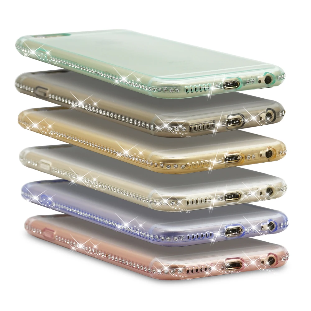 NYFundas для iPhone XS Max чехол со стразами бампер Блестящий блестящий iphone 11 Pro XR 8 7 6 6S plus X