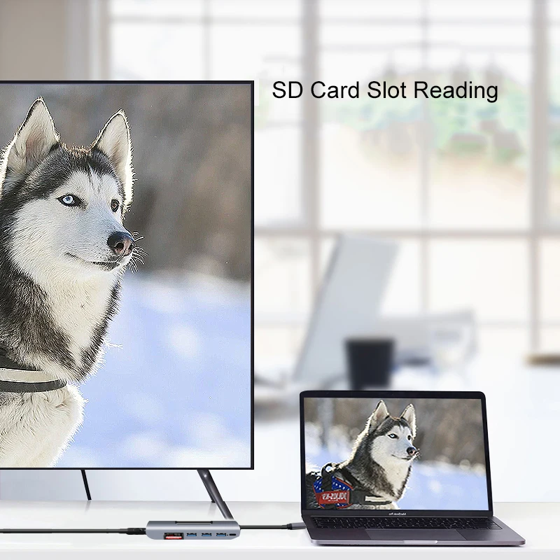 Тип usb C концентратор USB до 3 0 HDMI портом Thunderbolt адаптер для MacBook samsung Galaxy S8 huawei P20