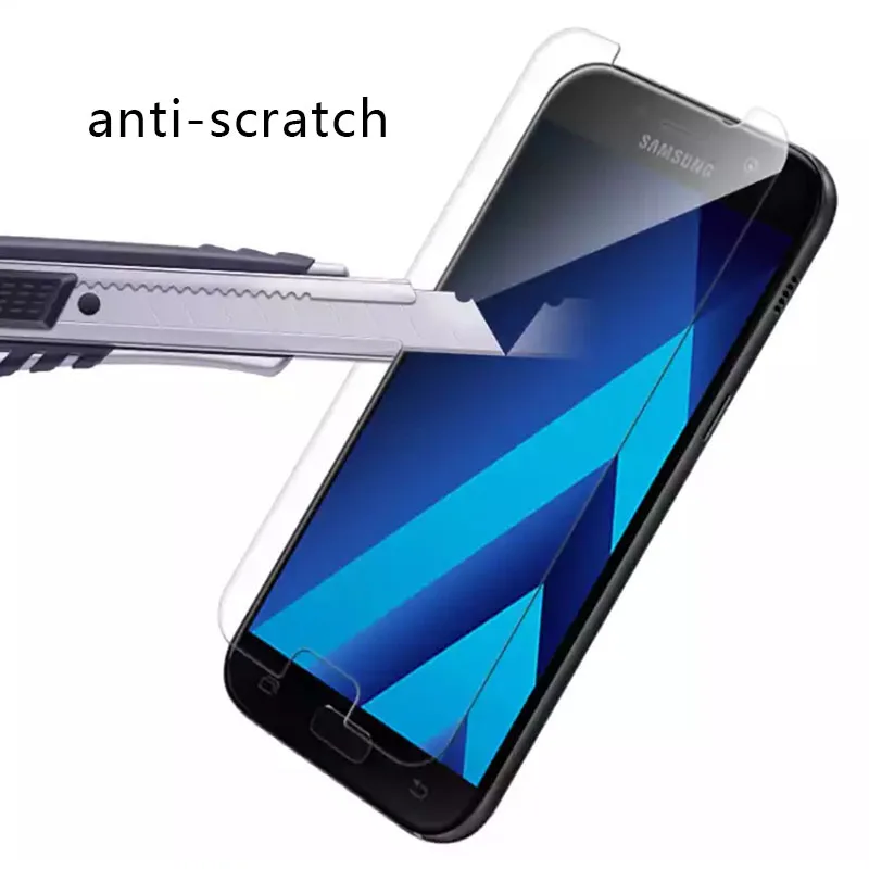 Защитное стекло для Samsung A3 A5 A7 2016 2017 закаленное Защита экрана Galaxy A 3 5 7 A52017 A32017 A72017