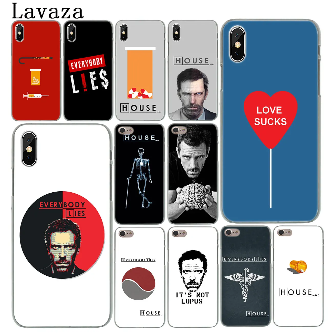 Твердый чехол для телефона Lavaza House MD everybody lies iPhone XR X XS 11 Pro Max 10 7 8 6 6S 5 5S SE 4S
