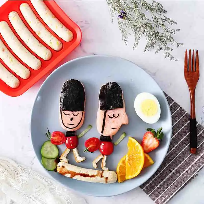 Инструменты для мяса силиконовая форма изготовления сосисок DIY бургер хот дог