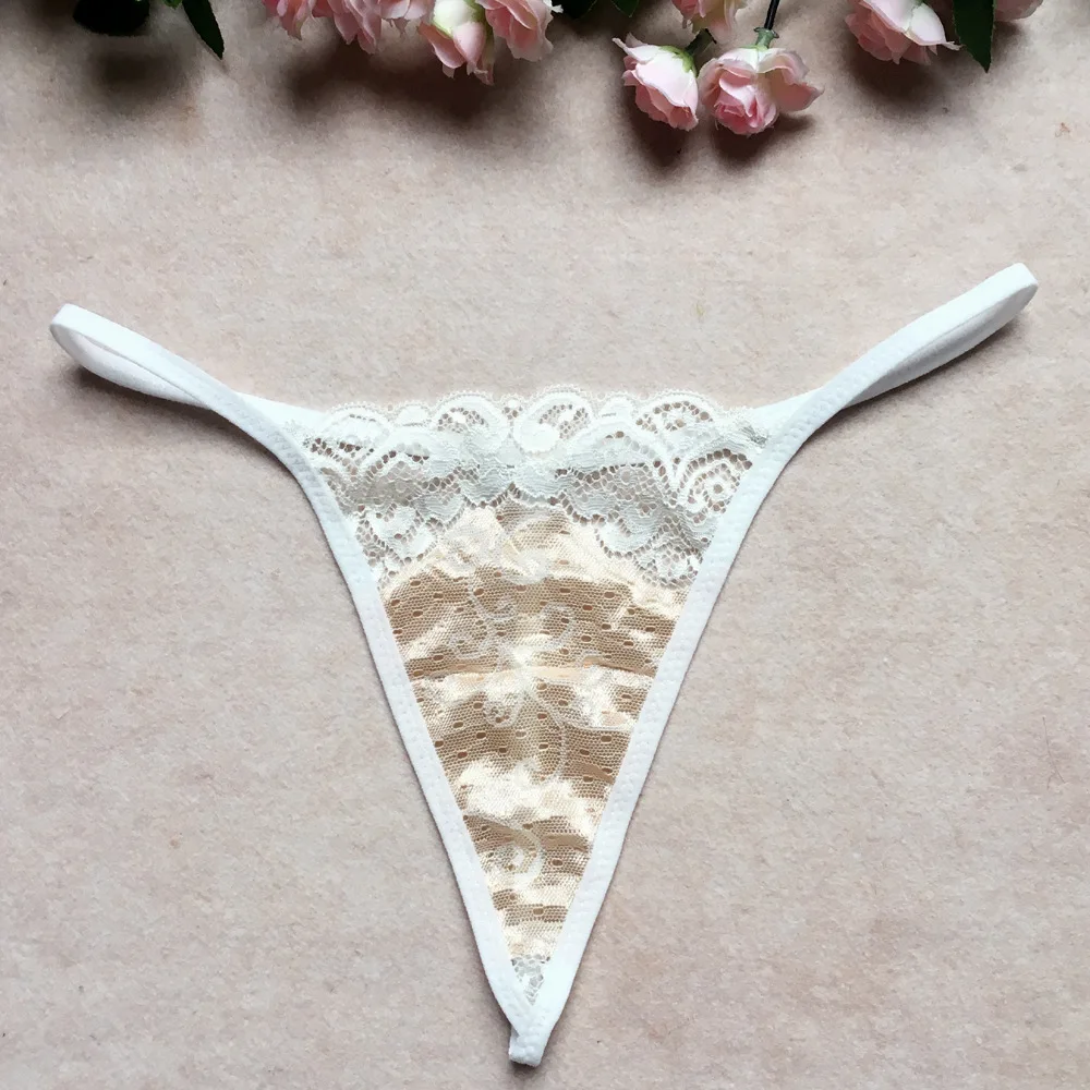 Сексуальное женское белье Кружево цветочный Вышивка G строки для Для женщин