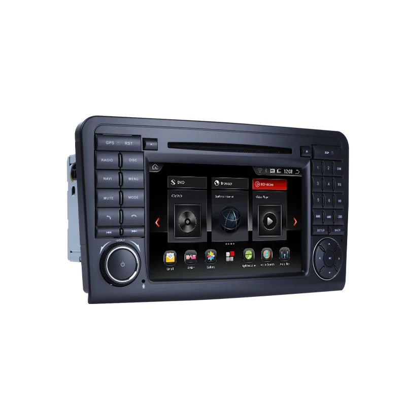 CarExc Android 9 0 OS Восьмиядерный автомобильный DVD GPS Навигатор Радио для Benz ML300 ML350 ML450 ML500