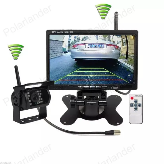 7 дюймовый беспроводной автомобильный монитор TFT ЖК дисплей экран с 18