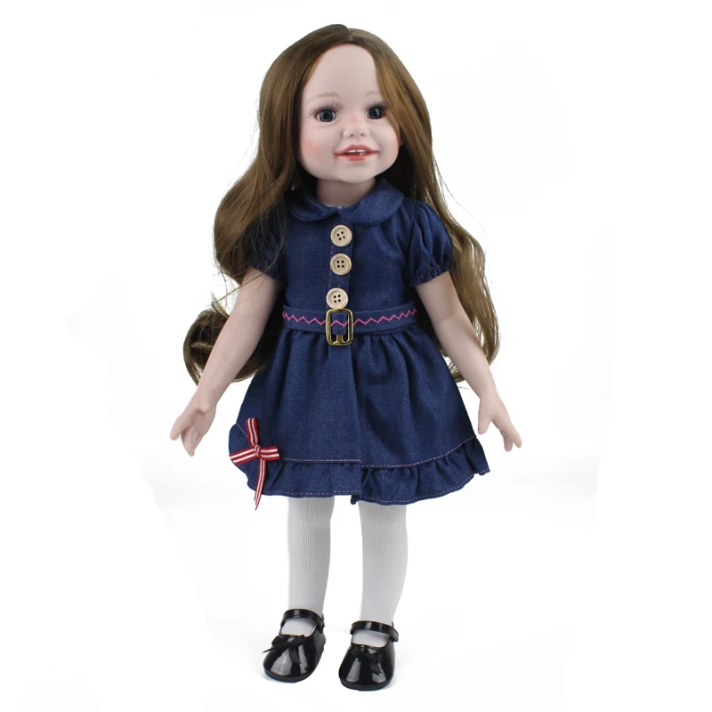 

Girl Doll Princess Doll Reborn 18 Inch/45cm Soft Plastic Baby Doll Bebe Reborn Toys for Children