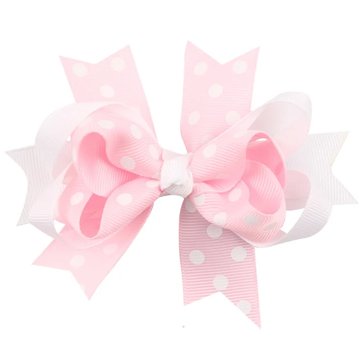 Лента для волос маленьких девочек банты с клипсой аксессуары заколки головной