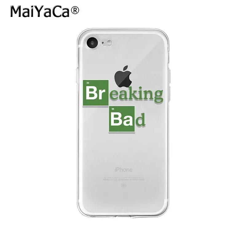 Мягкий ТПУ чехол MaiYaCa Breaking Bad для iPhone 6S 6plus 7 7plus 8 8Plus X Xs MAX 5 5S XR|Чехлы-накладки| |