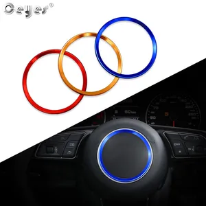 Наклейка на рулевое колесо, для Audi A3, A4, A5, A6, Q3, Q5, Q7, S3, S4, S5, S6, 1 шт.