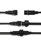 4 шт.водонепроницаемый кабель питания и разъем сигнального кабеля DMX 1 м светодиодный светильник для сцены запасные части или светильник для мытья