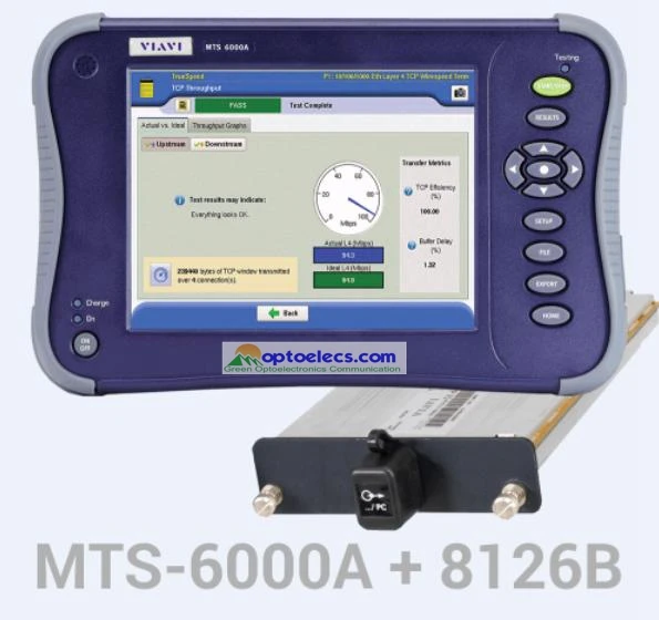 DHL JDSU/Viavi T-BERD/MTS-6000A SM E8126B модуль 1310/1550nm 41/40dB OTDR вспышка Многоязычный интерфейс Viavi MTS-6000 OTDR