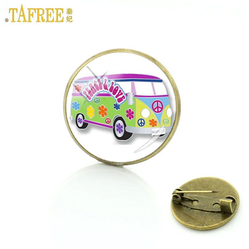 Мужская/Женская Винтажная брошь TAFREE в виде старого лондонского Красного