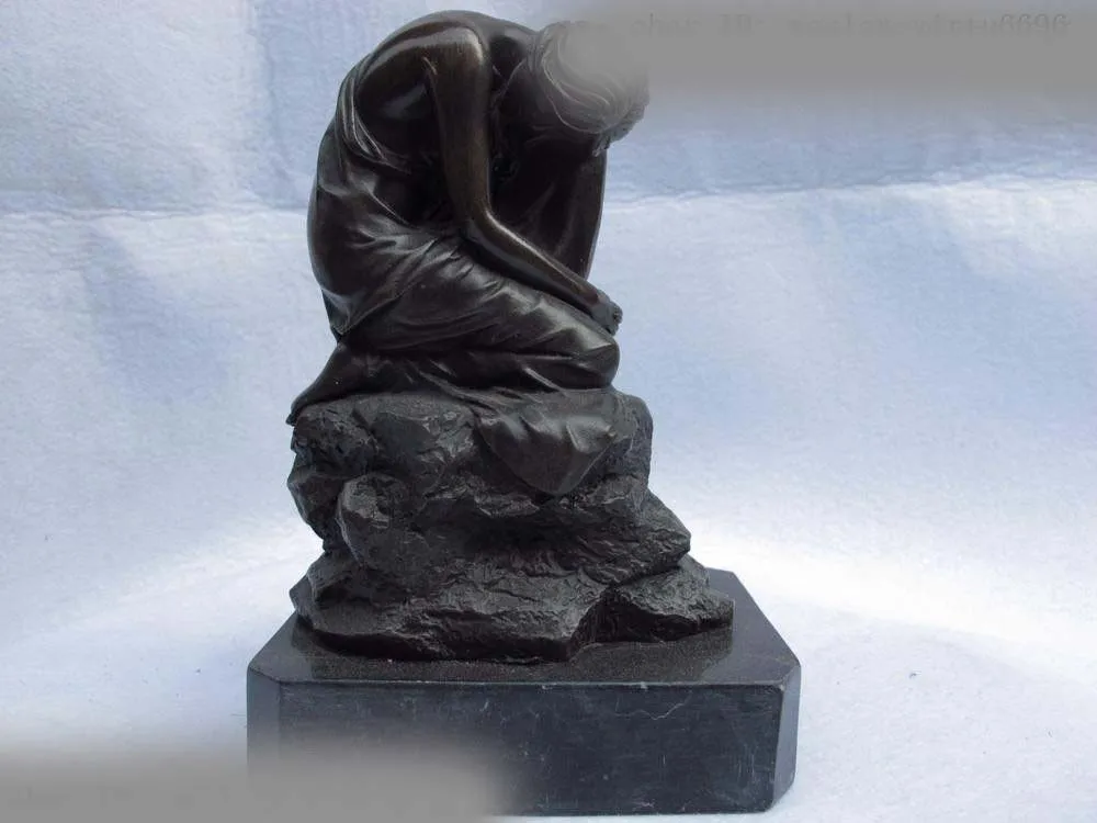 7 Западный медный бронзовый мраморный резной медитационный красивый