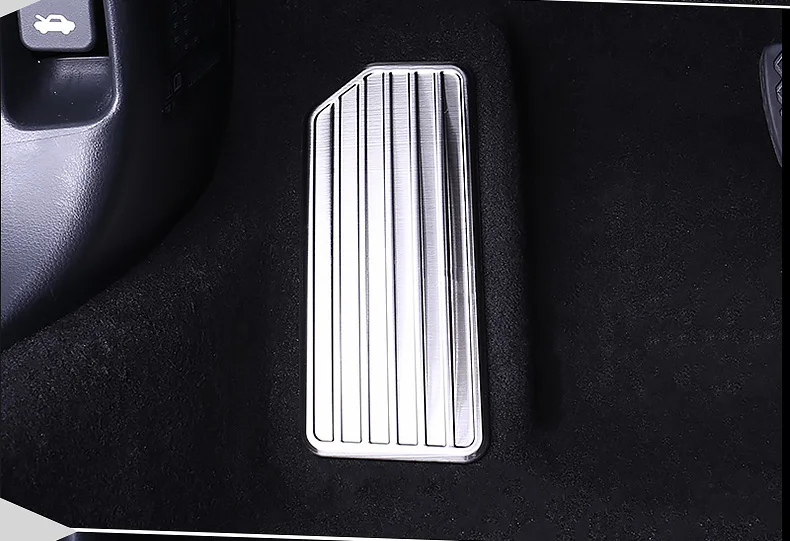 Stainless Steel Car Left Foot Rest Pedal Plate Cover Non-Slip Pad Protection Trim Sticker For Honda Accord 10th Accessories