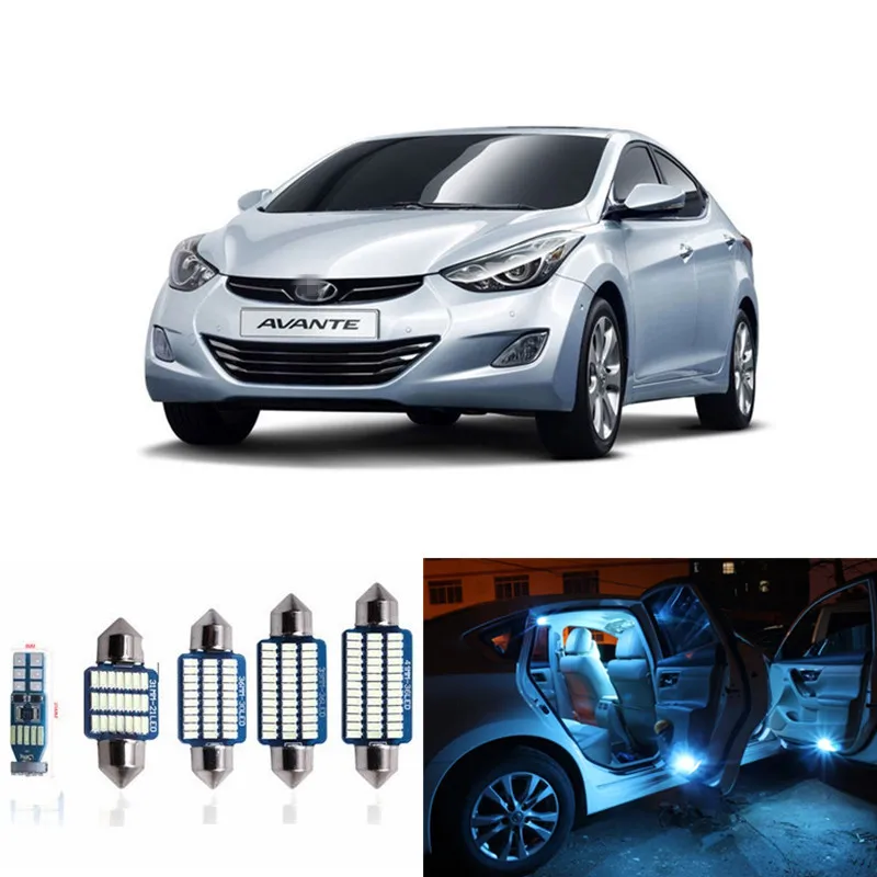 9 шт. посылка льные светодиодные лампы для багажника Hyundai Elantra 2011-2015 | Автомобили и