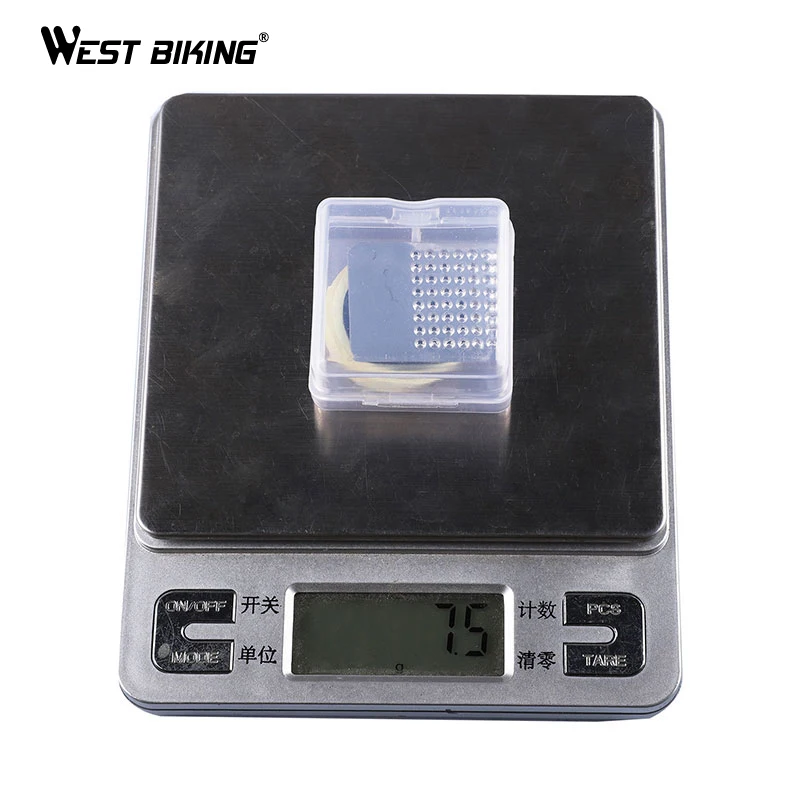 

WEST BIKING 5 Pcs Bicycle Repair Tools No Glue Bicycle Tube Tire Repair Kit Thin Mountain Road Bike Tire Patch Repair One Set