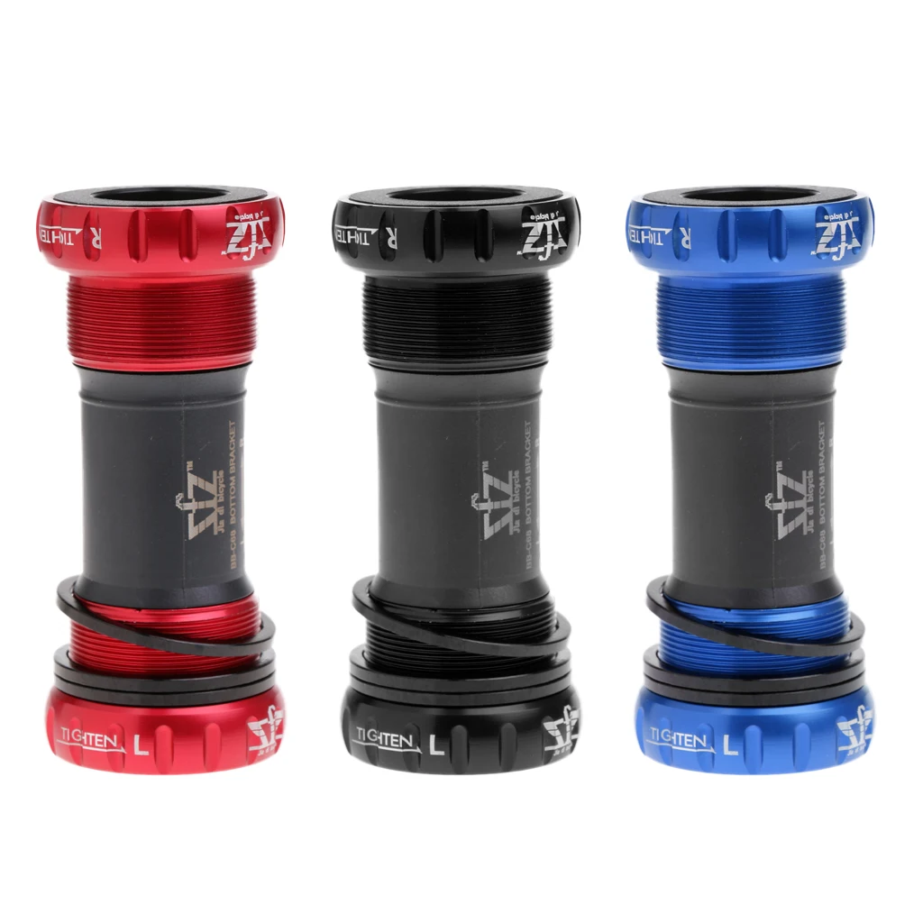 Нижний кронштейн для горного и шоссейного велосипеда 3 цвета резьбовой тип 68 73 мм