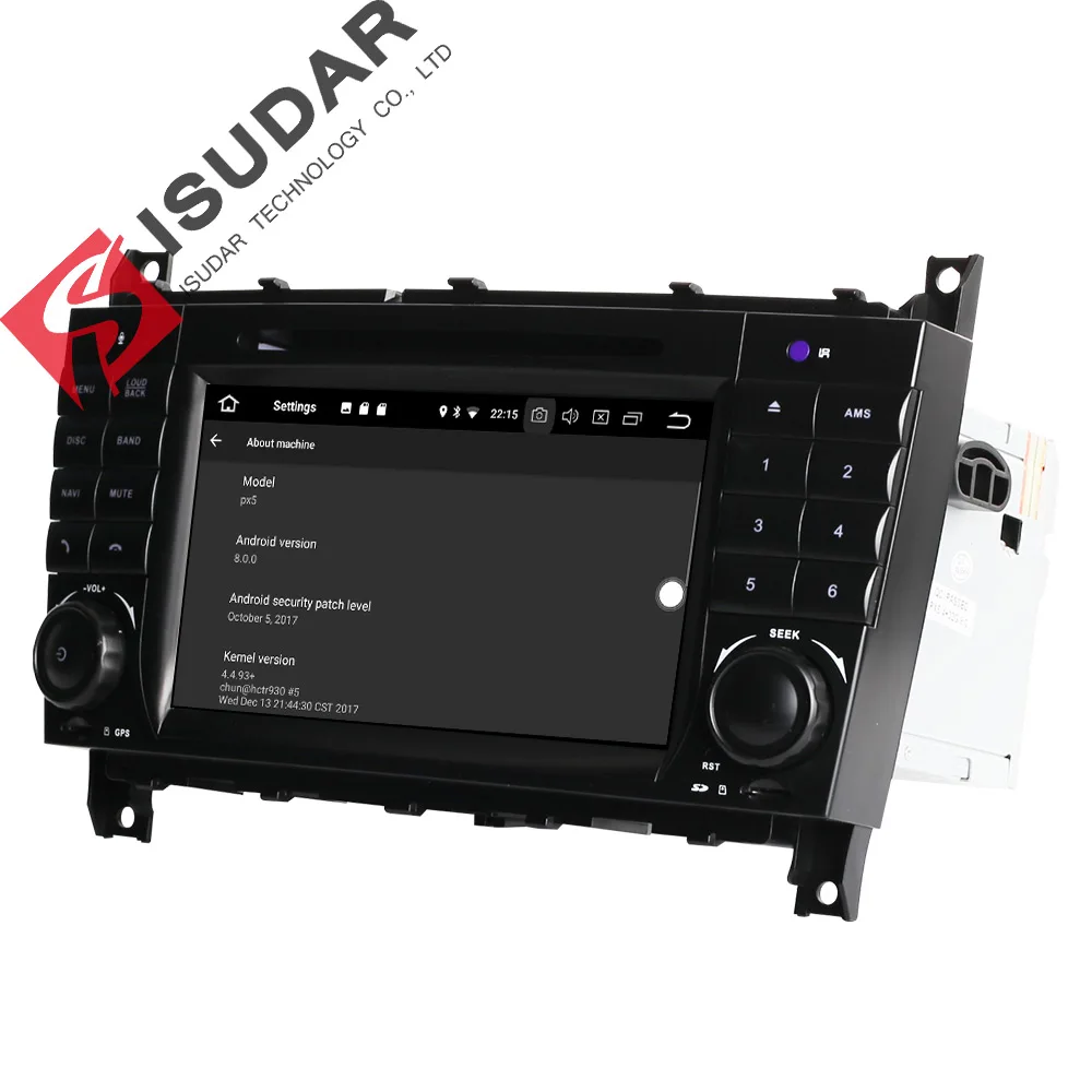 Isudar автомобильный мультимедийный плеер gps Android 8 0 Авторадио для Mercedes Benz/Sprinter/W203/A180