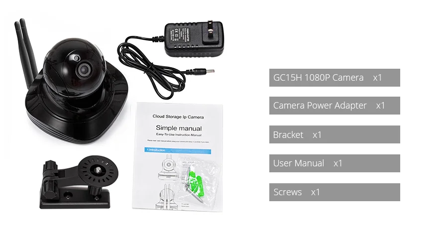 Fuers 1080P HD Wifi IP камера беспроводная CCTV Умный дом Безопасность Облачное хранилище защита конфиденциальности охранная камера наблюдения