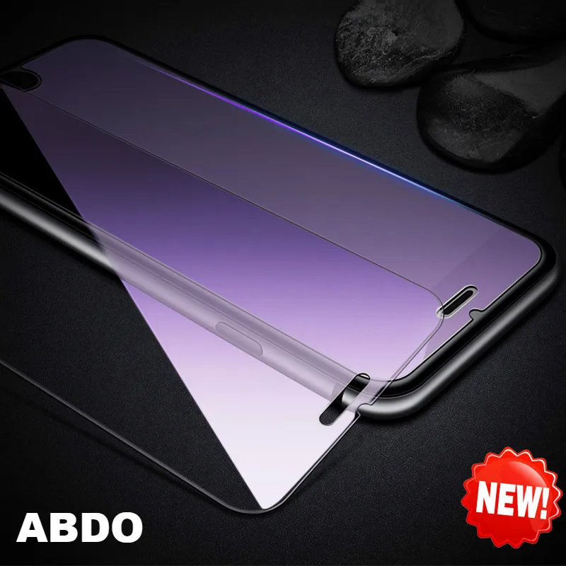 Анти синий свет протектор экрана для IPhone 8 7 6 6S Закаленное стекло Plus Xs Max XR Xsmax