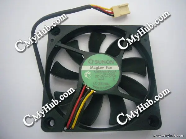 Для SUNON KDE1207PFV3 A 11.g. B855.F DC12V 0 7 W 7010 70 мм см 70x70x10 3-проводной 3-контактный охлаждающий