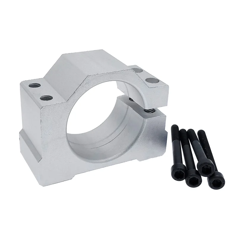

NEW Spindle motor mount bracket spindle fixture for ER11 300W 400W 500W cast aluminum bracket with screws 52mm