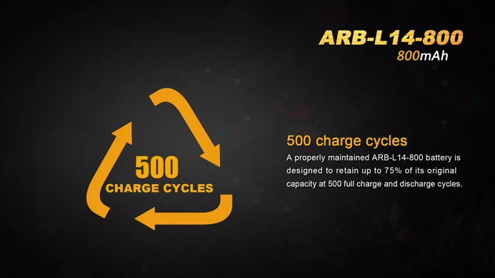 Fenix ARB L14 800 3 6 В 14500 мАч аккумулятор ricaricabile Li Ion con circuito di protezione|li-ion bike|li-ion 10440li-ion battery