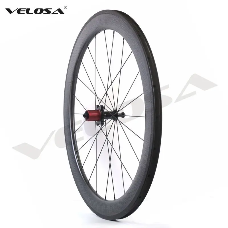 Velosa 404 454 58 мм dimple колеса, 700C Дорожные карбоновые велосипедные колёса, Showstopper тормоз для велосипеда, клинчер/комплект трубчатых колес