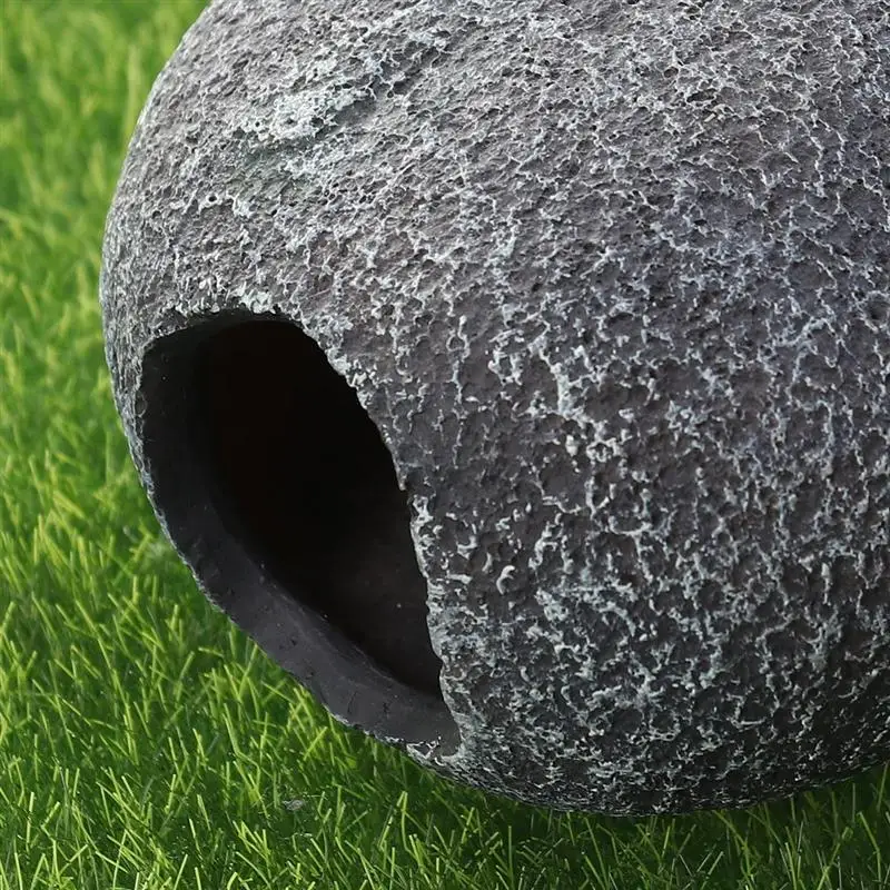 1 шт. пещера для рептилий смола эмульсионный отдых спрятать лягушки земляного