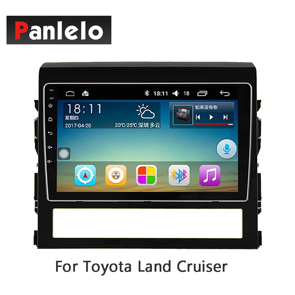 TY02-Land Cruiser Panlelo Android 7,1 стерео 2 Din 10,2 дюймов для Toyota Corolla VIOS YARiS L Land Cruiser RAV4 Lewin Camry Prado Highlander - Цвет: TY02-Land Cruiser