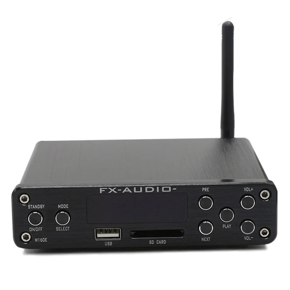 Fx-аудио M-160E Bluetooth 4 0 цифровой аудио усилитель вход USB/SD/AUX/PC-USB Loseless плеер для