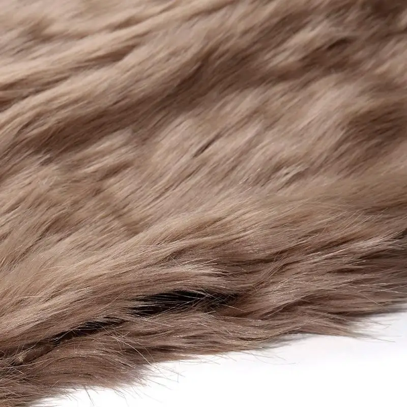 

Nice Women Faux Fur Vest Special Slim Long Fuax Fur Coat Women XXL Gilet Fourrure Rabbit Black/Red/Brown