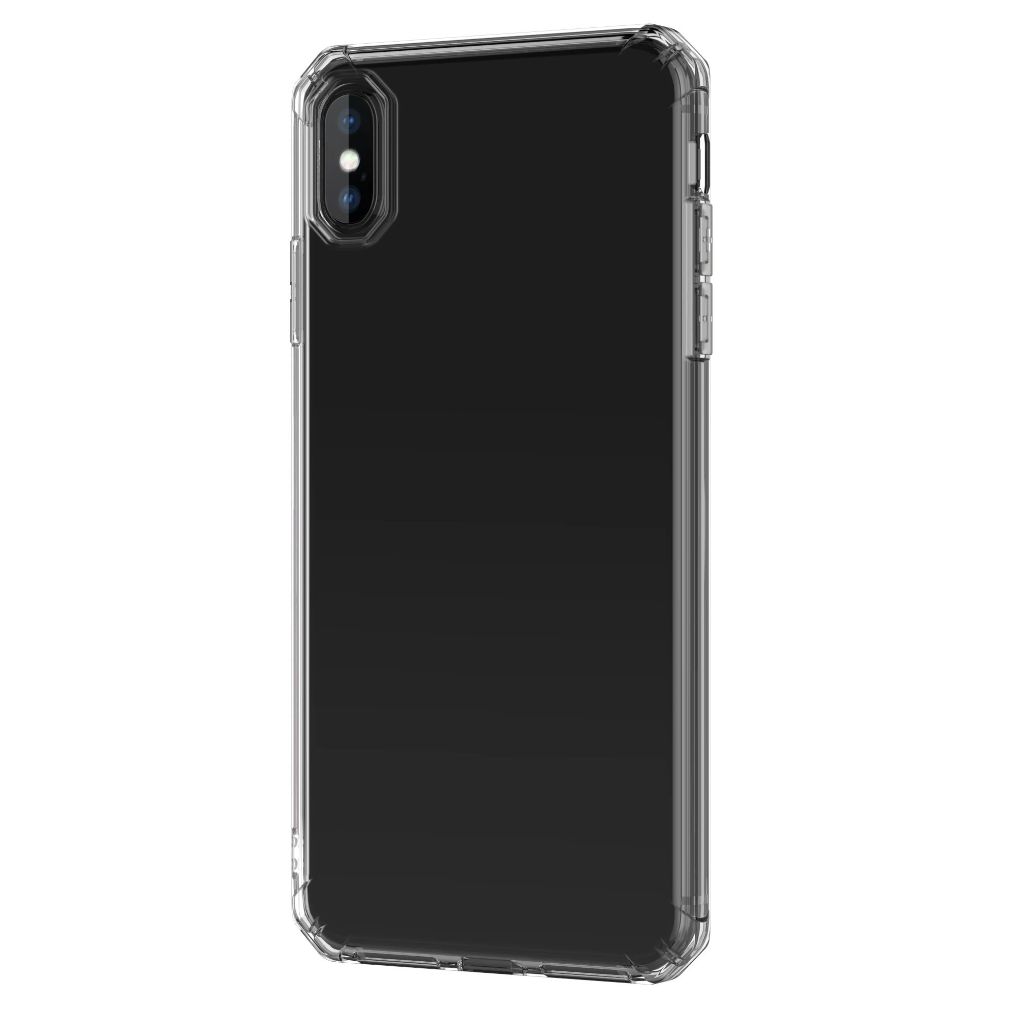 Чехол Lantro для телефона iPhone X или XS черный и прозрачный в форме ромба XS|Бамперы| |